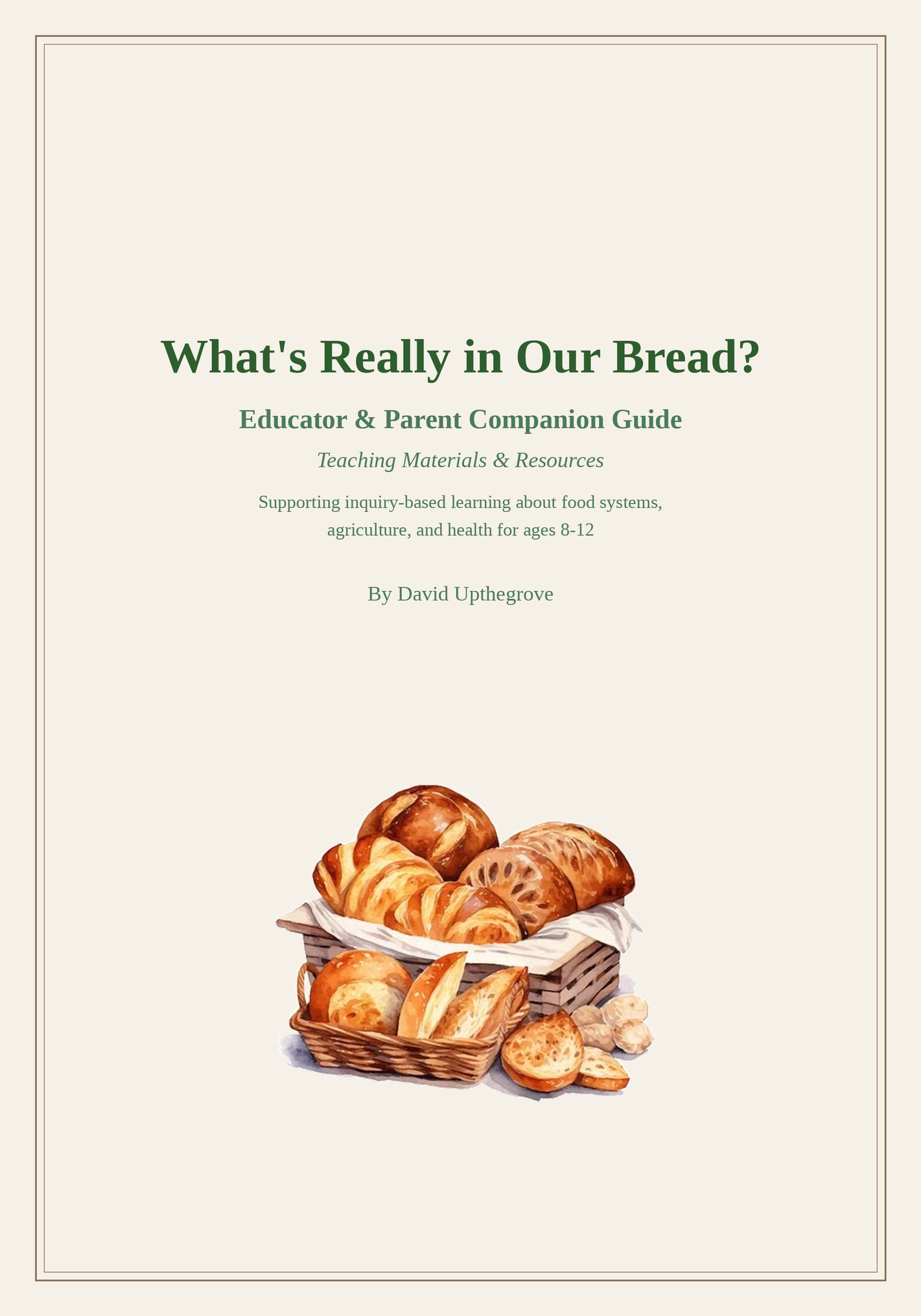 What's Really in Our Bread? Companion Guide Cover